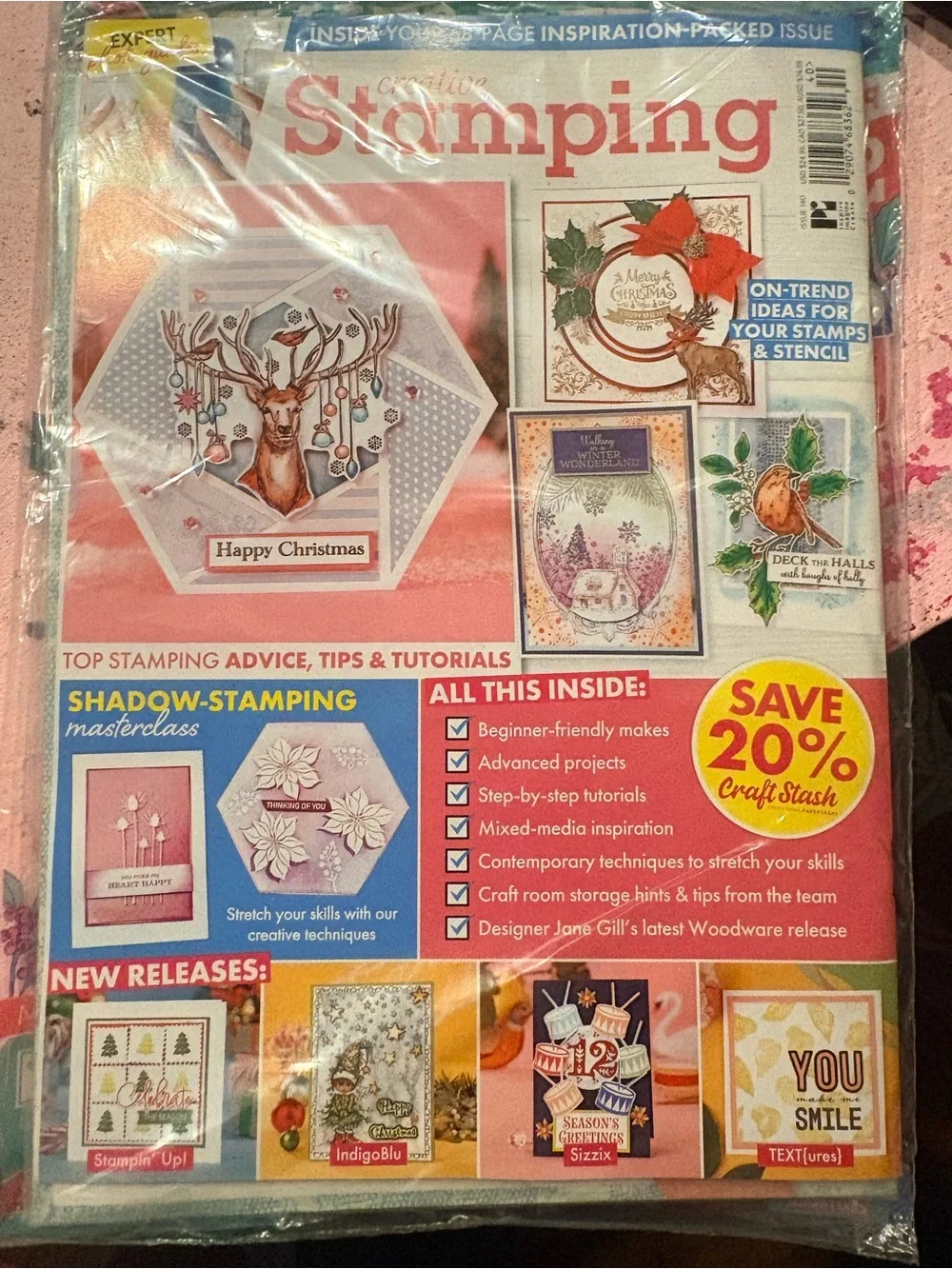 BN CREATIVE EXPRESSIONS FESTIVE STAMPING KIT MAGAZINE
